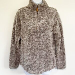 SIMPLY SOUTHERN Gray Fleece Pull Over Youth Large